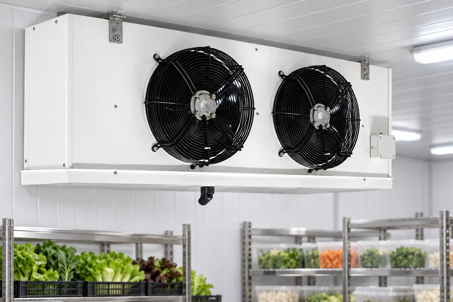 DL-40 Air Cooler (2 fans) — Model DL-40 · DL-40 configuration illustration