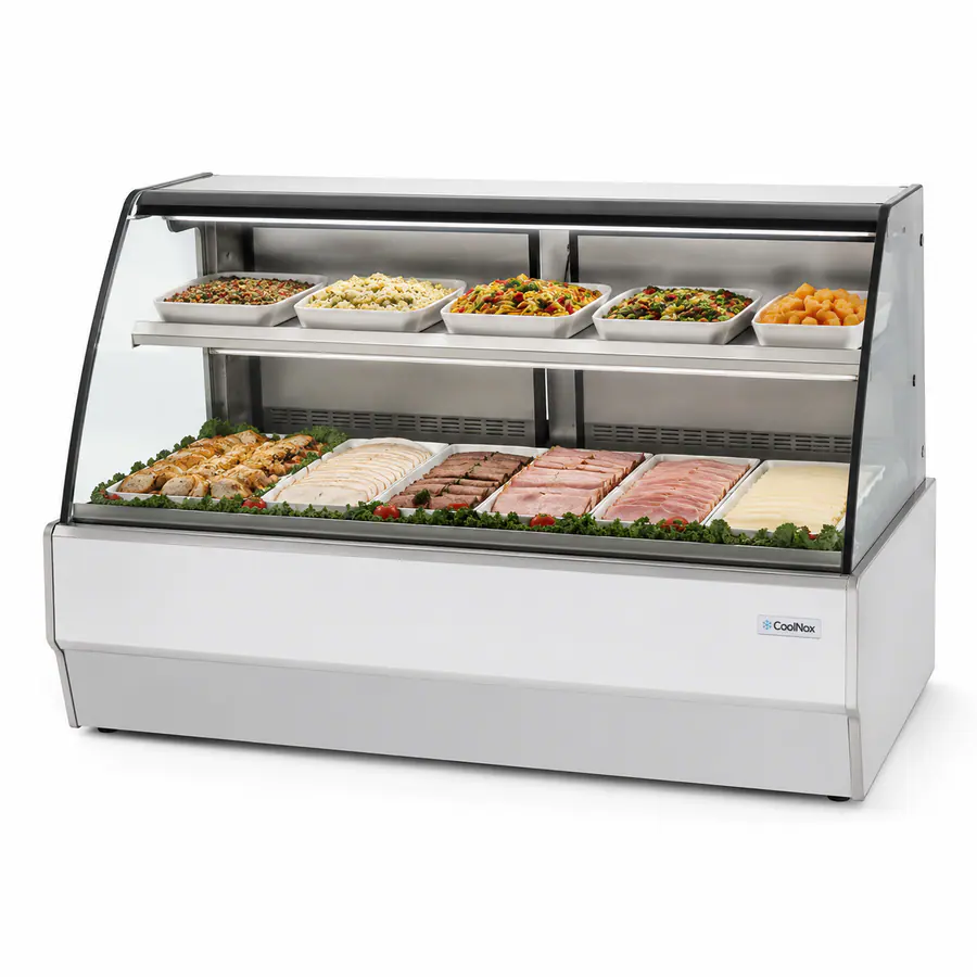 Deli service display case
