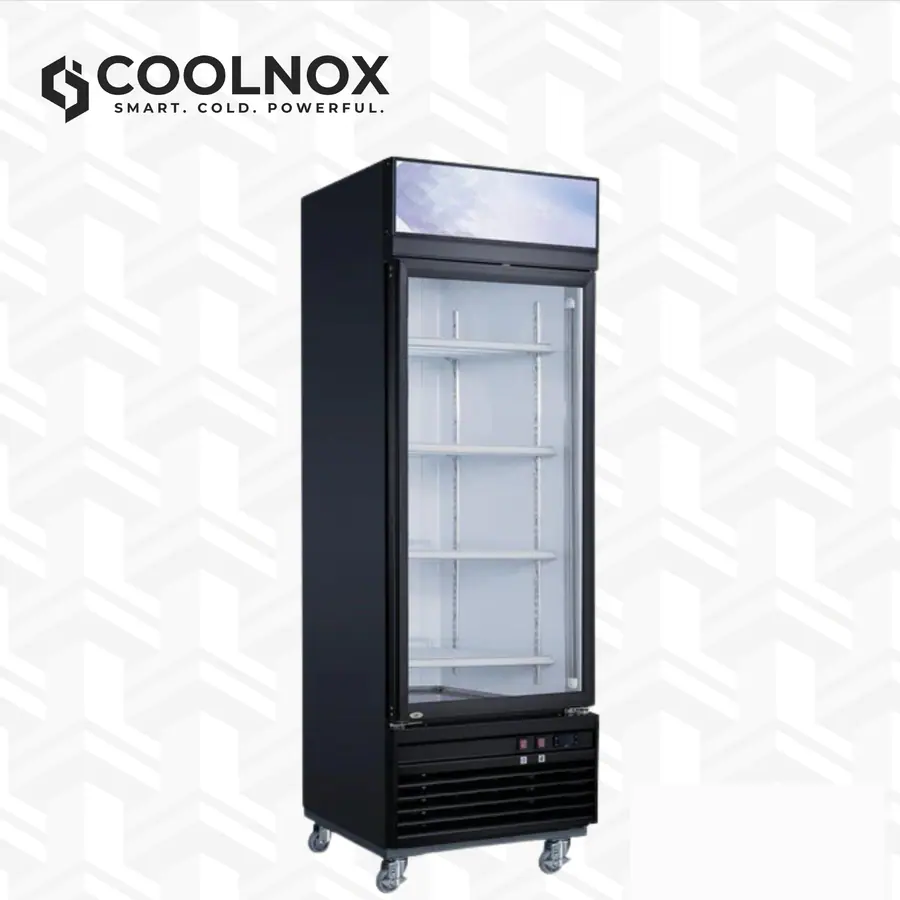 Commercial Single Glass Swing Door Merchandiser Freezer