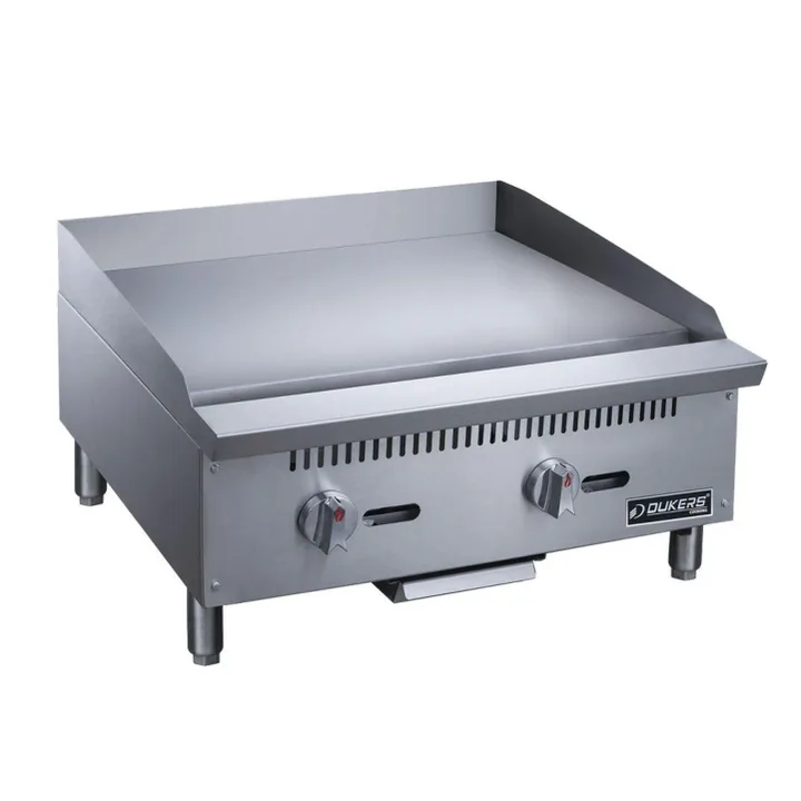 24 in. W Griddle with 2 Burners