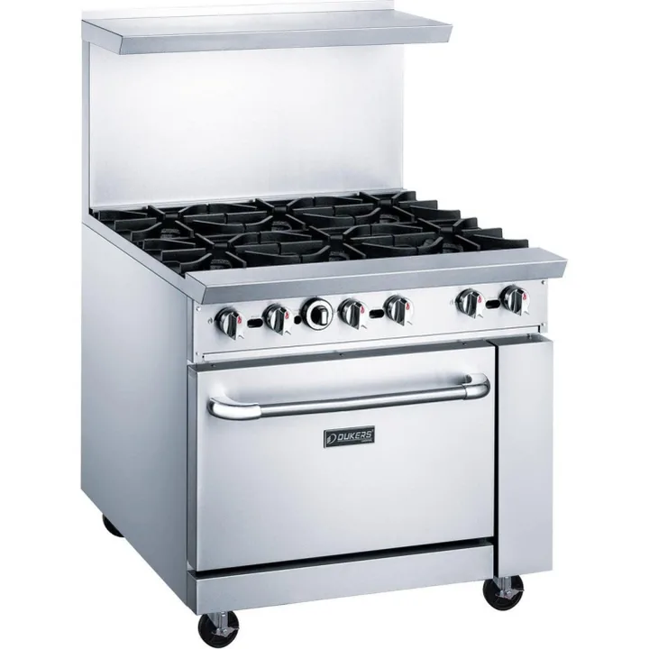 36" Gas Range with Six (6) Open Burners